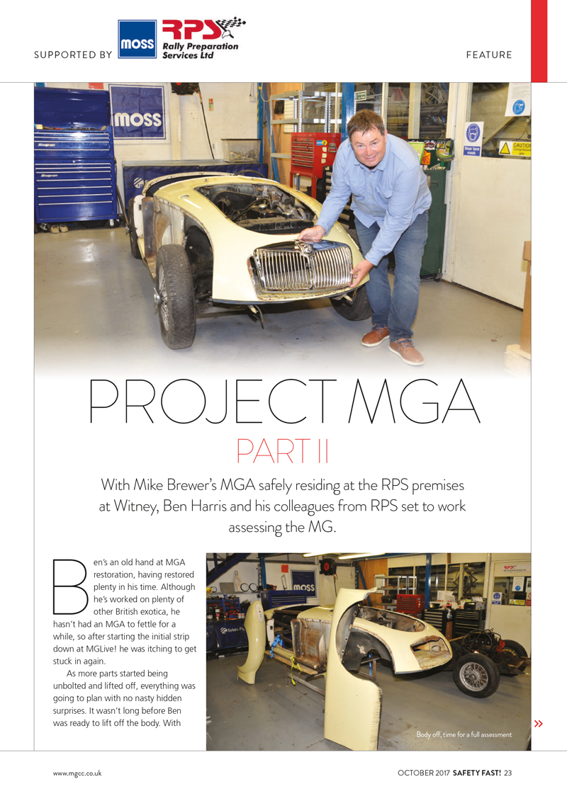 Project MGA - Wheeler Dealers Mike Brewer & Rally Preparation Services