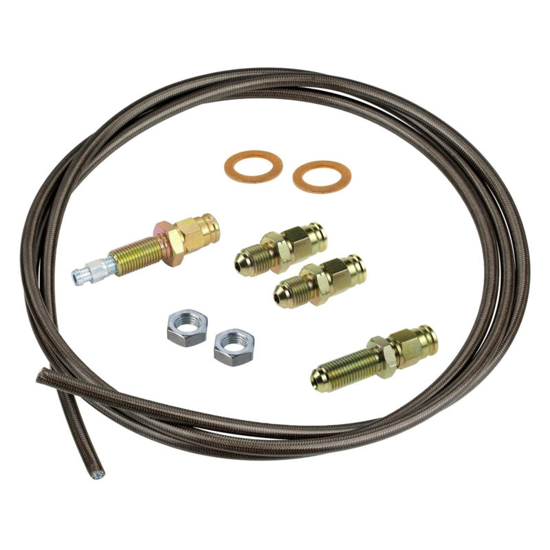 hydraulic-clutch-line-kit-with-bleed-straight-fittings-aeroquip-pipe